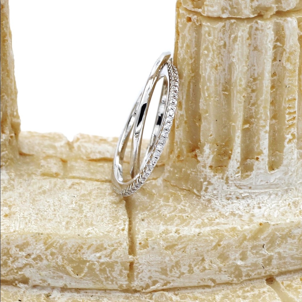 Fashion simple crystal ring - Picture 4 of 6